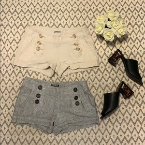 Linen shorts